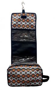 Showman Aztec print roll up accessory bag